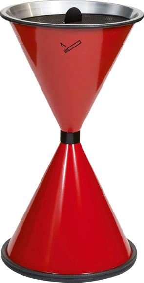 Standascher DIABOLO rot H 770 mm Standascher DIABOLO rot H 770 mm