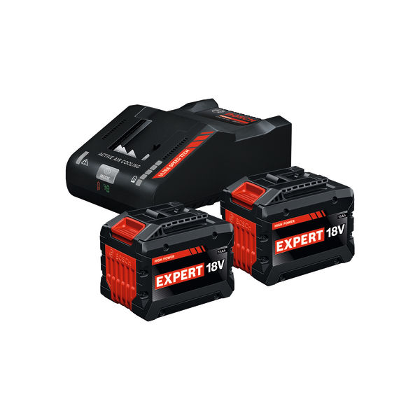 BOSCH Starter-Set 2x EXBA18V-150 + EXAL18V-160
