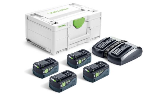 FESTOOL Energie-Set SYS 18V 4xHP5,0/TCL6DUO
