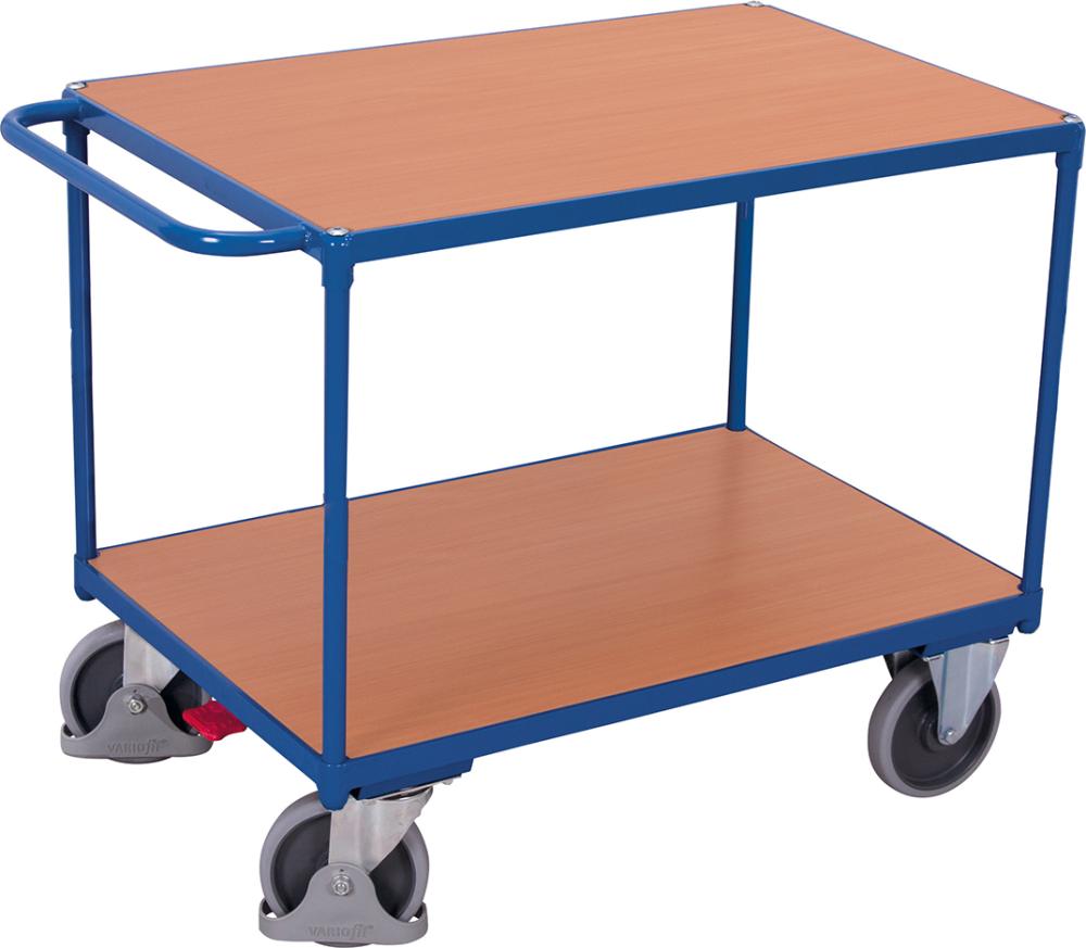 Tischwagen 500 kg 1200x800 mm 2 Böden VarioFit Tischwagen 500 kg 1200x800 mm 2 Böden VarioFit