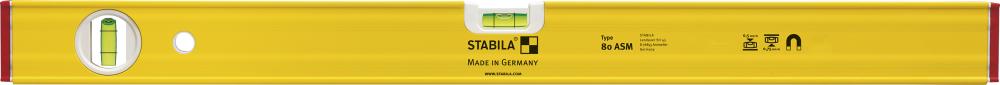 STABILA Magnet-Wasserwaage LM 80ASM 40cm pulverbeschichtet STABILA Magnet-Wasserwaage LM 80ASM 40cm pulverbeschichtet