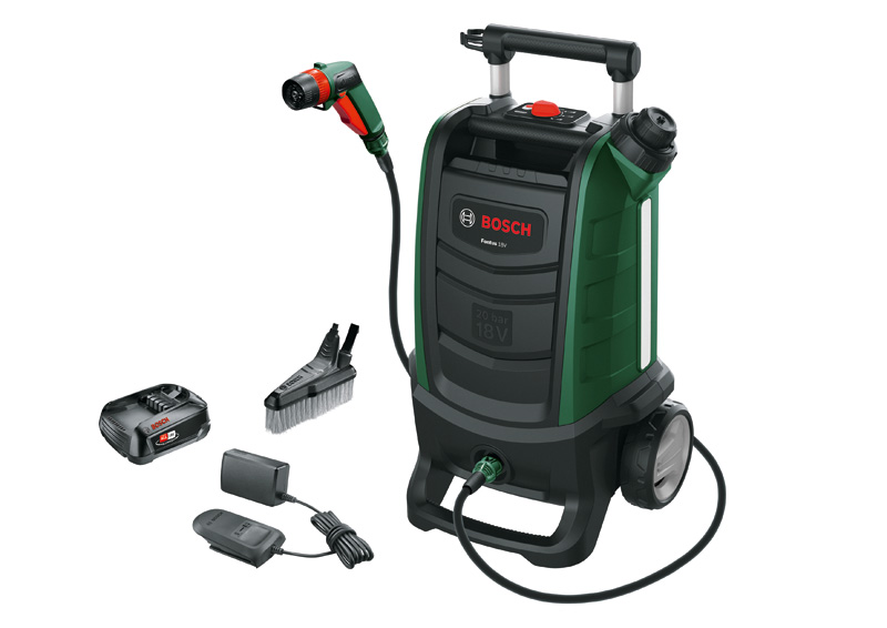 BOSCH Akku-Reinigungsgeräte für den Außenbereich Fontus 18V, 1 x Akku PBA 18V 2.5Ah
