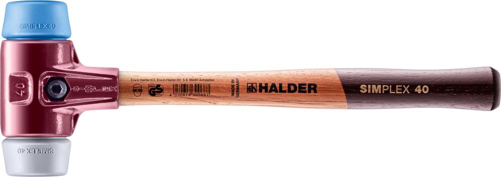 HALDER Schonhammer SIMPLEX 40mm TPE-soft/mid HALDER Schonhammer SIMPLEX 40mm TPE-soft/mid