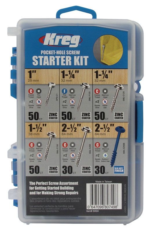 KREG Pocket-Hole Schrauben-Starter-Set