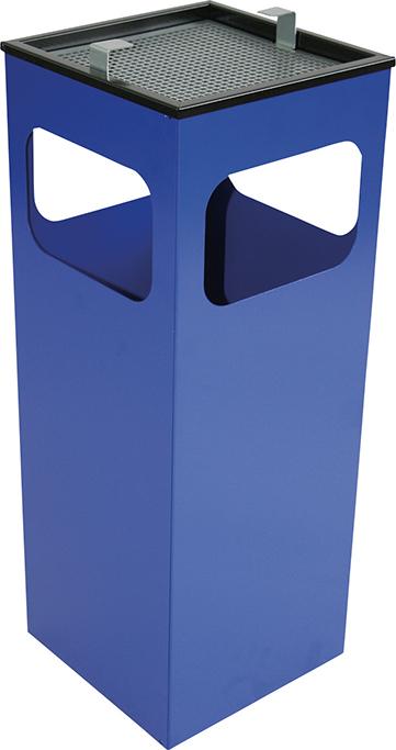 Abfall-Ascherbehälter Kuba blau Abfall-Ascherbehälter Kuba blau