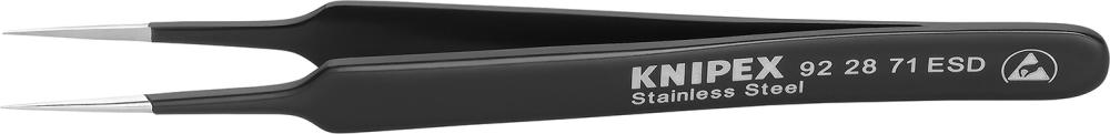 KNIPEX Pinzette ESD Nadelform 110mm schwarz KNIPEX Pinzette ESD Nadelform 110mm schwarz