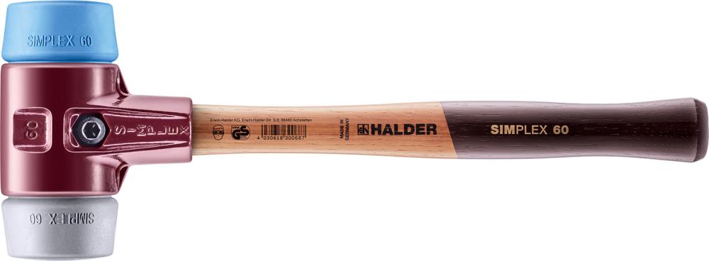 HALDER Schonhammer SIMPLEX 60mm TPE-soft/mid HALDER Schonhammer SIMPLEX 60mm TPE-soft/mid