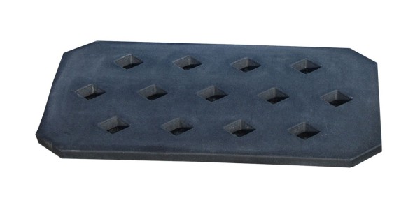 BAUER Lochrost LR-PE 20, aus robustem Polyethylen, Ausführung in schwarz