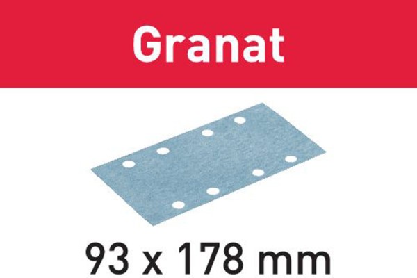 FESTOOL Schleifstreifen Granat STF 93X178 P220 GR/100