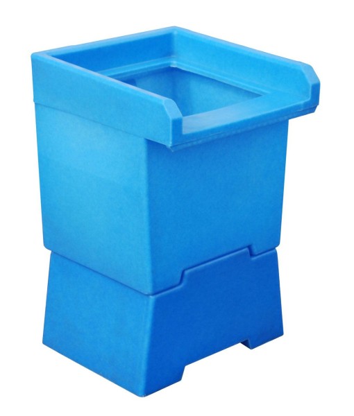 BAUER Vorsatzbehälter VB 1, aus robustem Polyethylen, Ausführung in blau