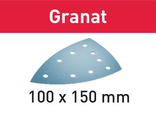 FESTOOL Schleifblatt STF DELTA/9 P180 GR/100 Granat