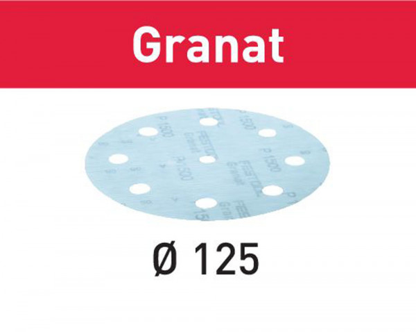 FESTOOL Schleifscheibe Granat STF D125/8 P1000 GR/50
