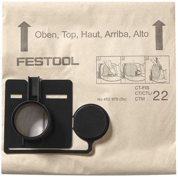 FESTOOL Filtersack FIS-CT 22  5X