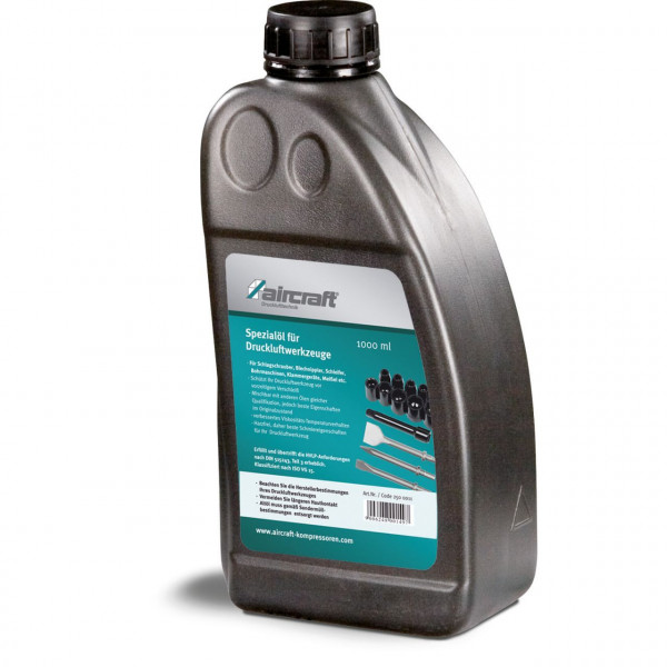 AIRCRAFT Spezialöl  für Druckluftwerkzeuge, 1 l Flasche