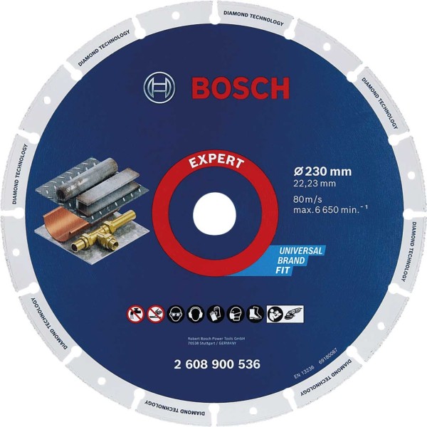 BOSCH EXPERT Diamond Metal Wheel Trennscheibe, 230 x 22,23 mm