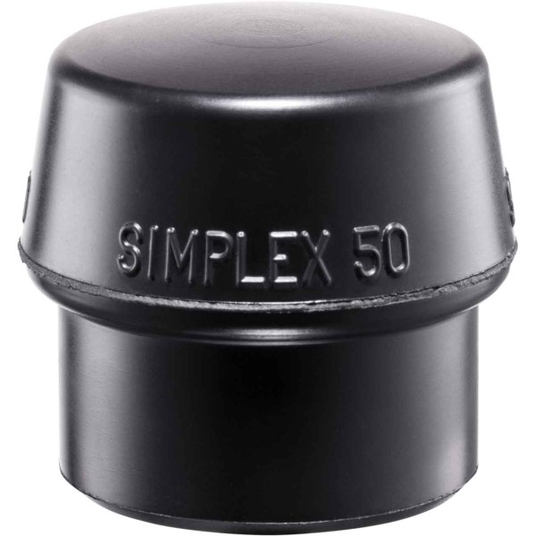 HALDER Simplex-Einsatz Gummikomposition, schwarz, Ø80mm
