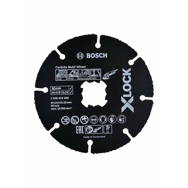 BOSCH X-LOCK Trennscheibe Carbide Multi Wheel 115 mm