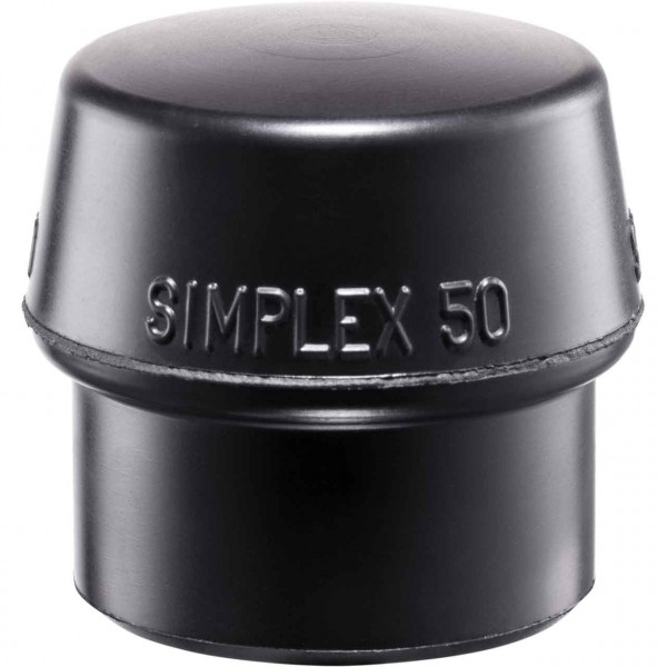 HALDER Simplex-Einsatz Gummikomposition, schwarz, Ø40mm