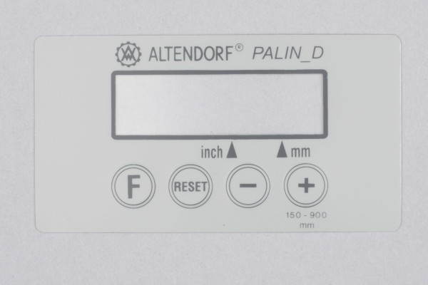 ALTENDORF Folie für Digitalanzeige  PALIN D
