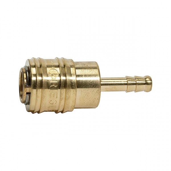 RIEGLER Schnellverschlusskupplung Tülle 6 mm NW 7,2 connect-line, Messing