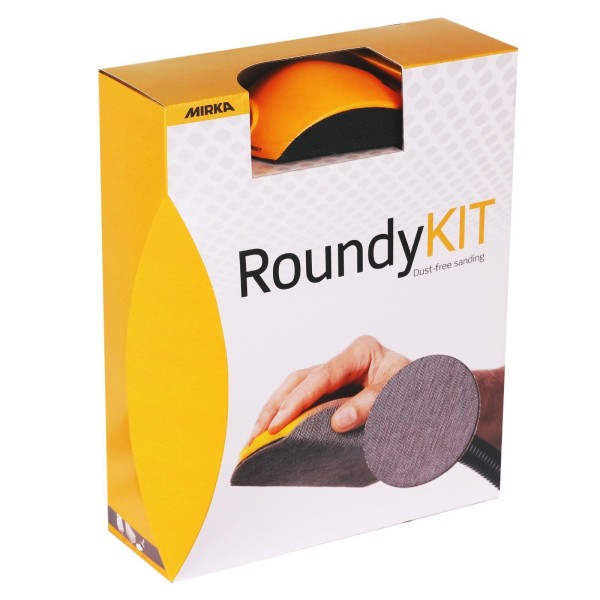 MIRKA Roundy-Kit mit Absaugschlauch und Abranet