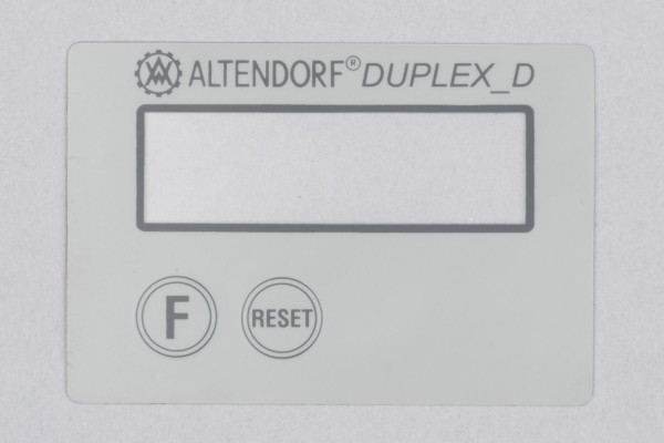 ALTENDORF Folie für Digitalanzeige DUPLEX D