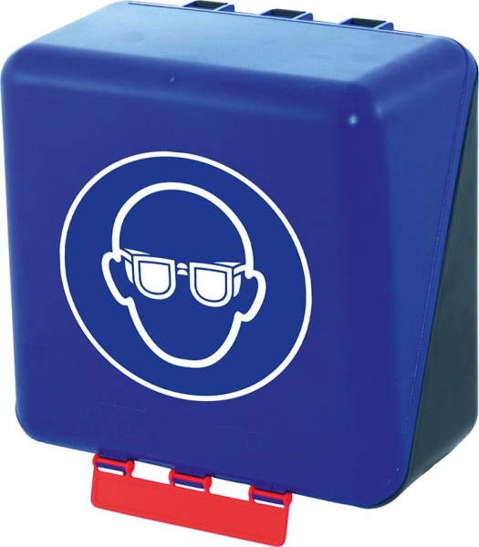 SECU Aufbewahrungsbox Midi Standard, f. Augenschutz, blau